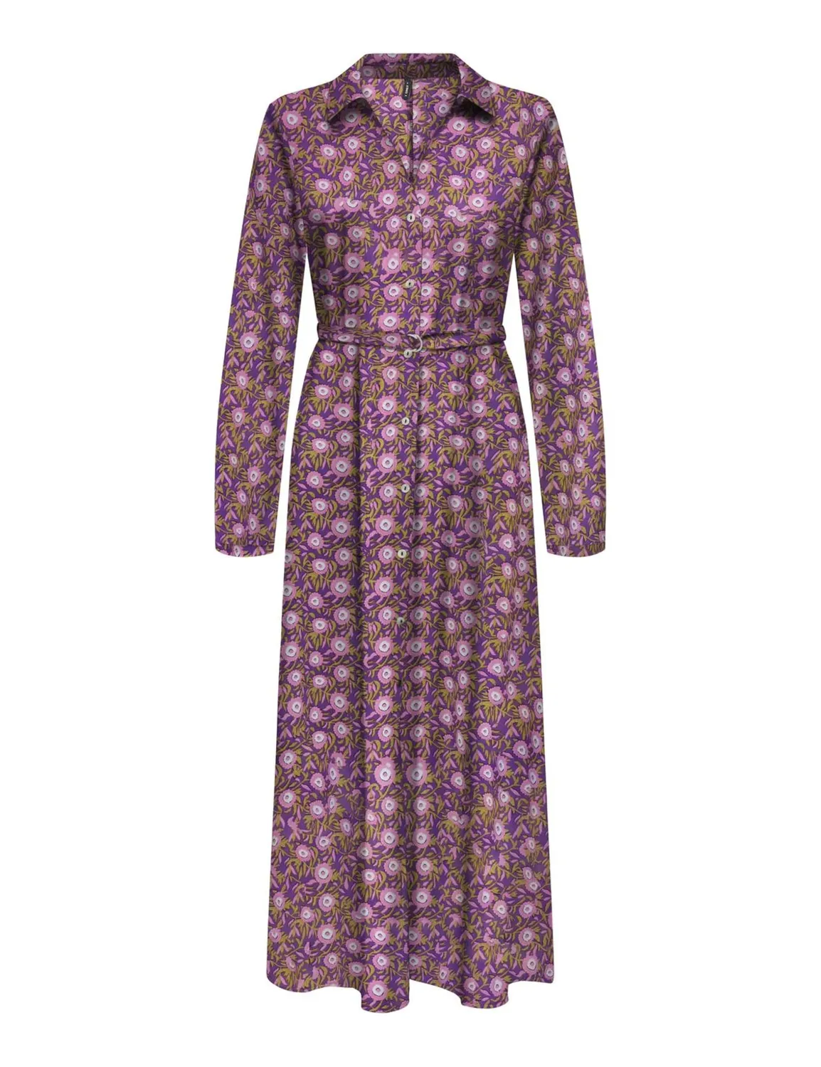 ONLY Onlnova Renna vestito lungo donna Ombre Blu viscosa