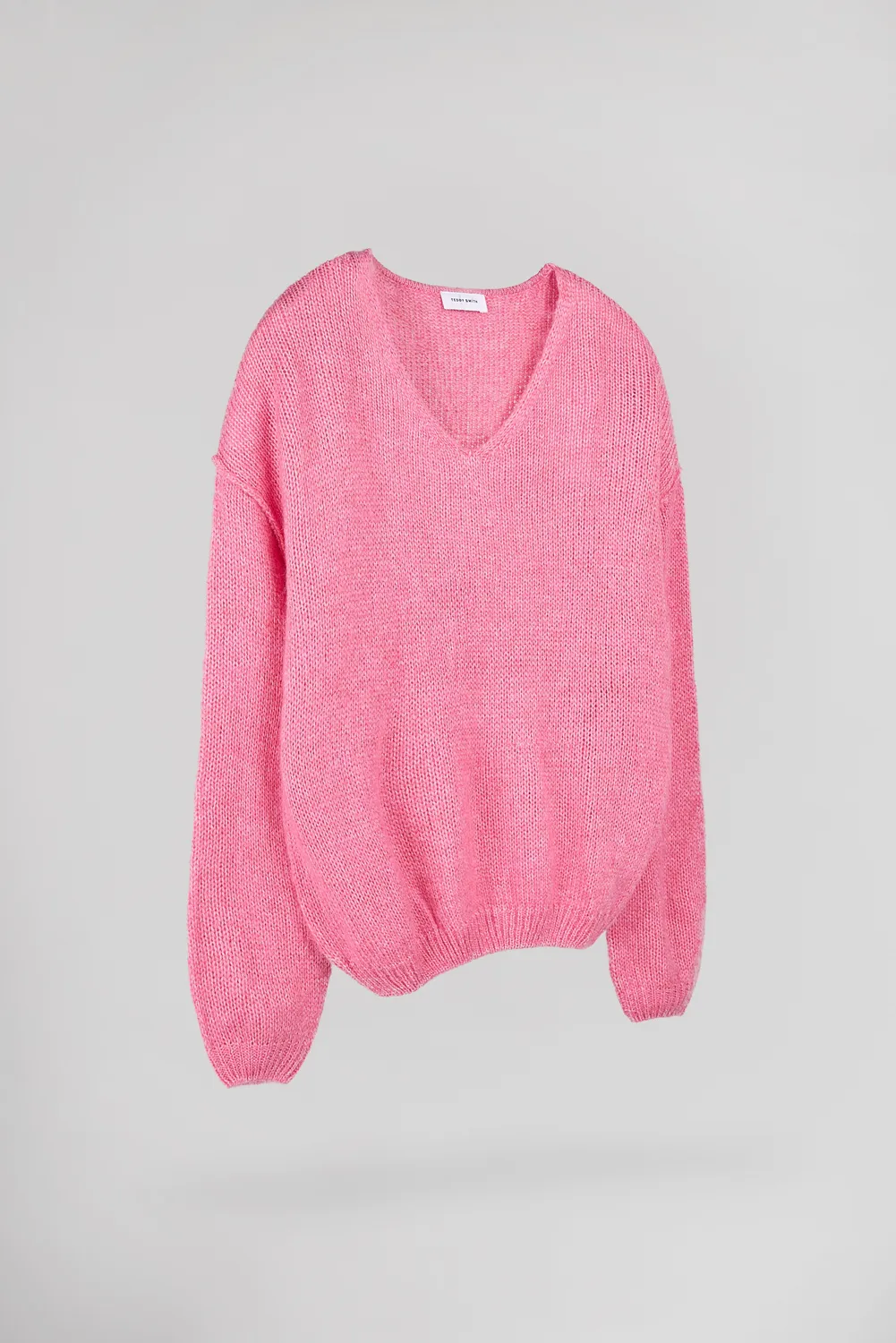 Teddy Smith P-Maggie Pull donna rosa con lana
