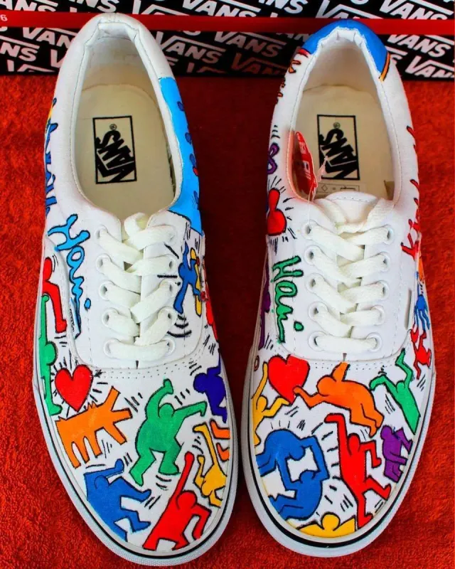 Vans Slip-On Keith Haring scarpe personalizzate