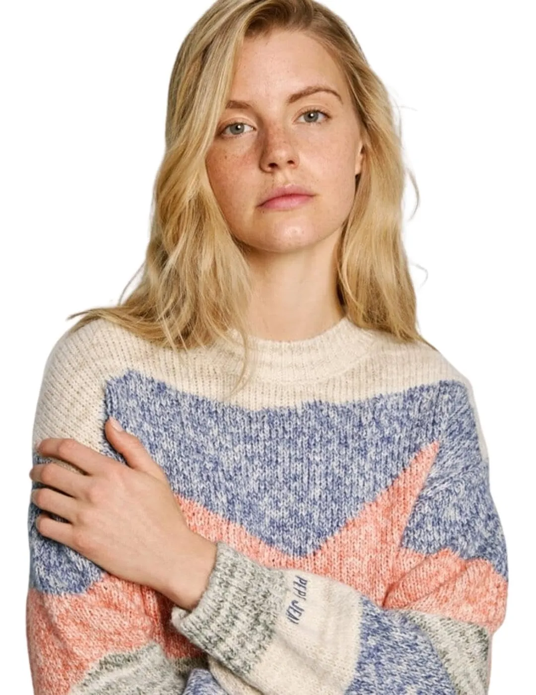 Pepe Jeans Harriet felpa donna cappuccio nera logo