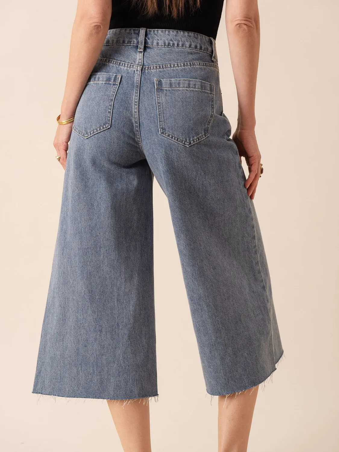 Oraije Giovani bermuda jeans blu vintage
