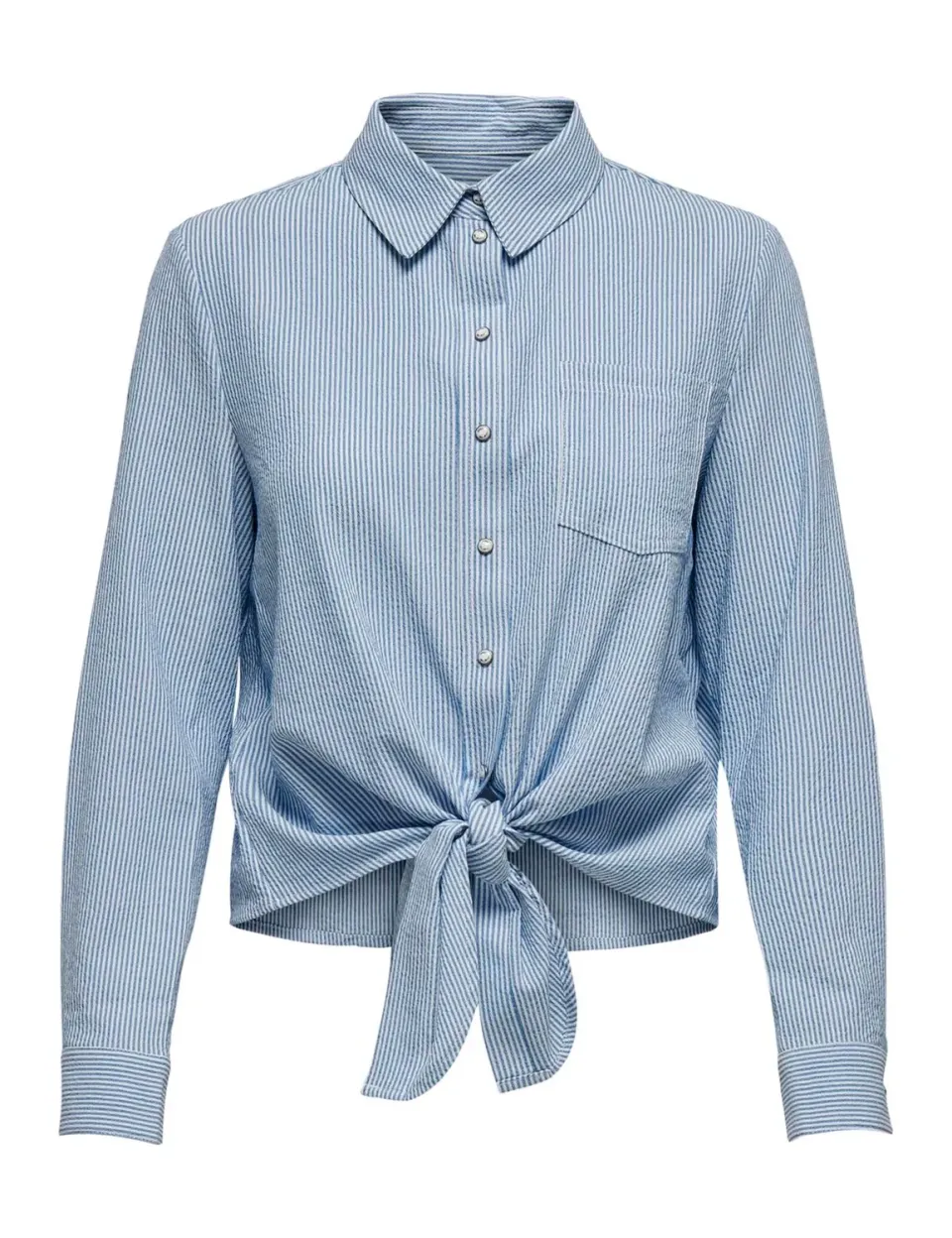 ONLY ONLLECEY top donna Cloud Dancer rigato