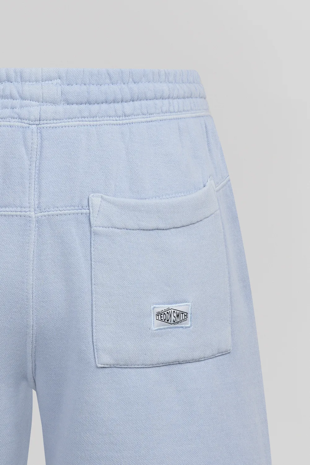 Teddy Smith S-Nateo Short Uomo Blu Pastello Felpato