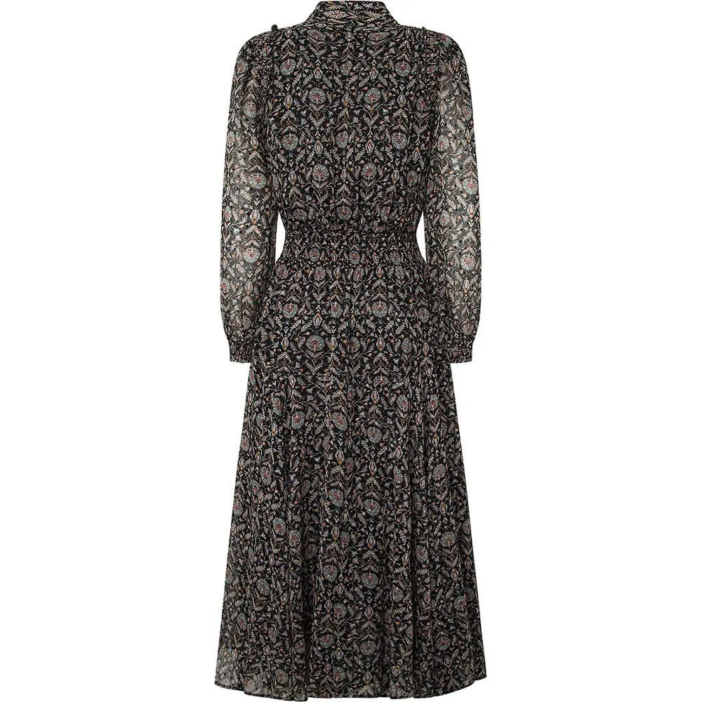 Pepe Jeans Pixy vestito donna M lungo chiffon fiocco
