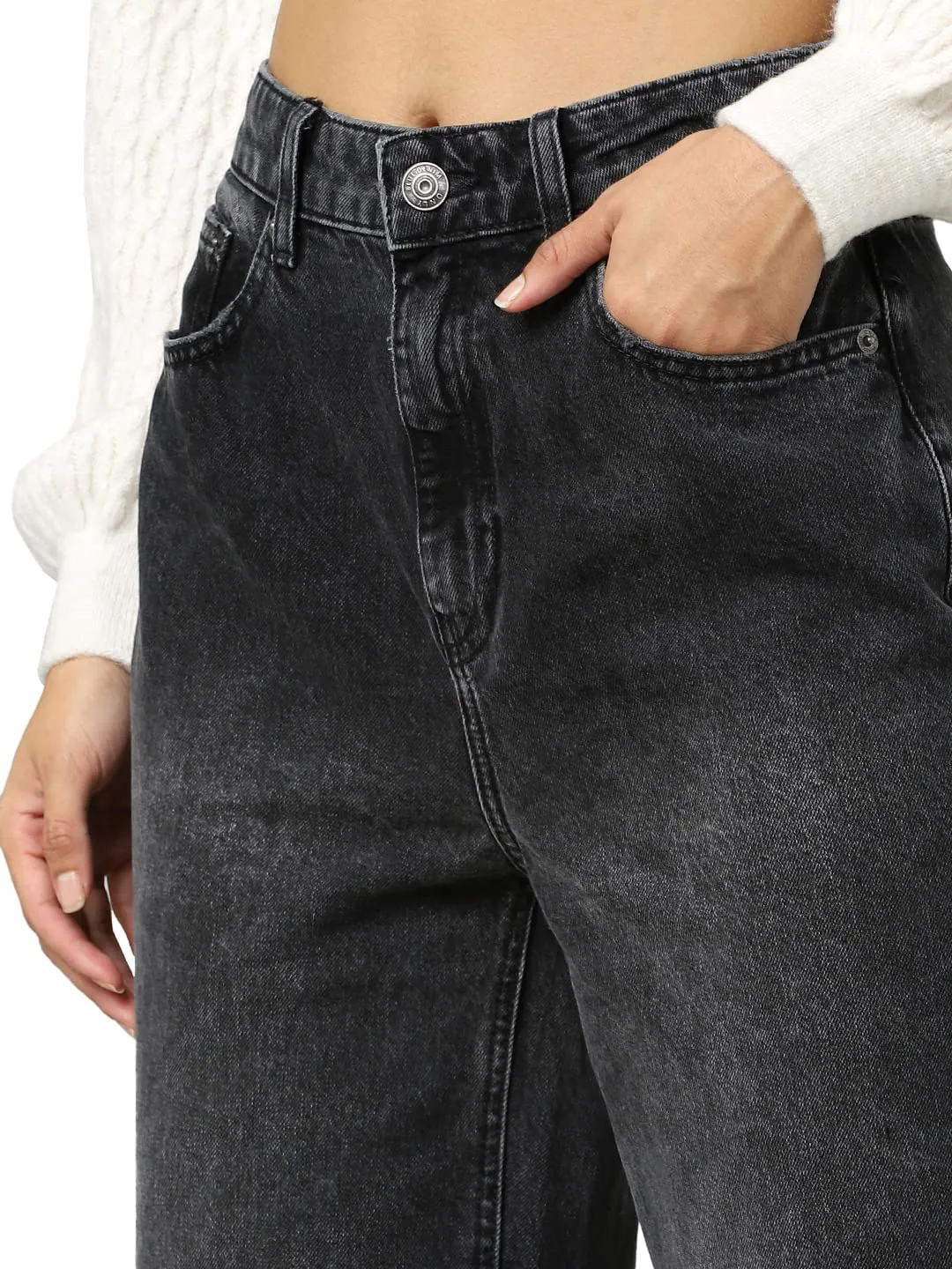 Only Onlrobyn Jeans Donna 28W/30L Vita Alta Skinny
