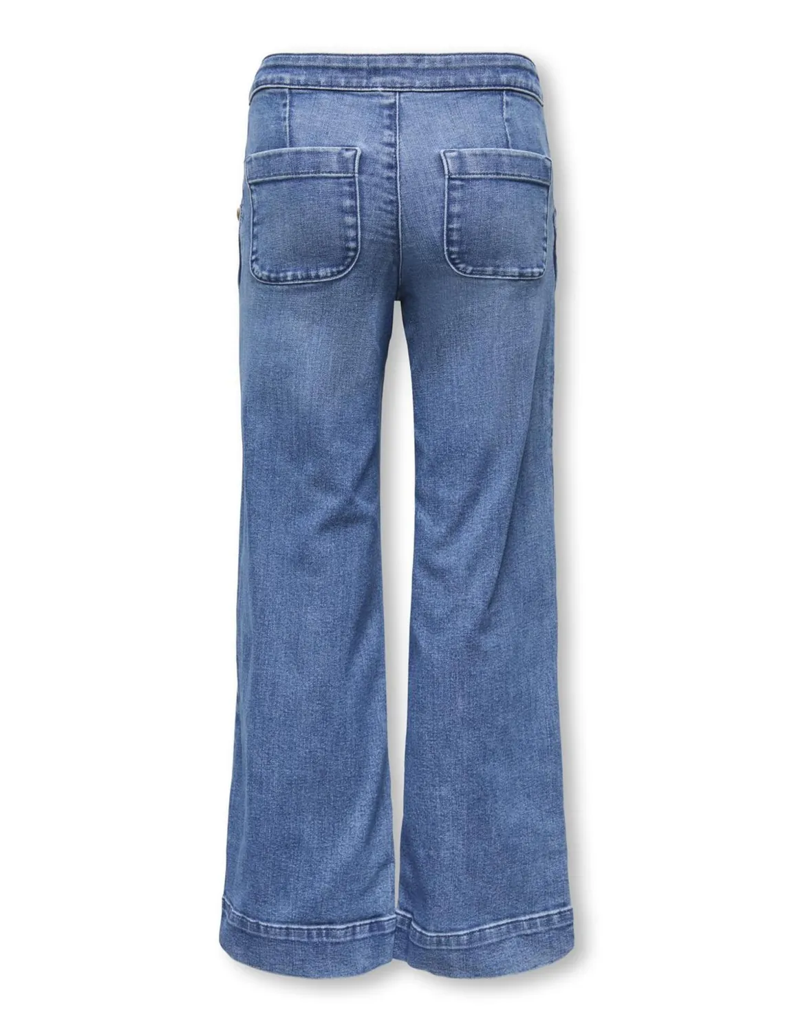 Only Kids Kogmadison Wide Jeans Bambina 164 Vita Alta