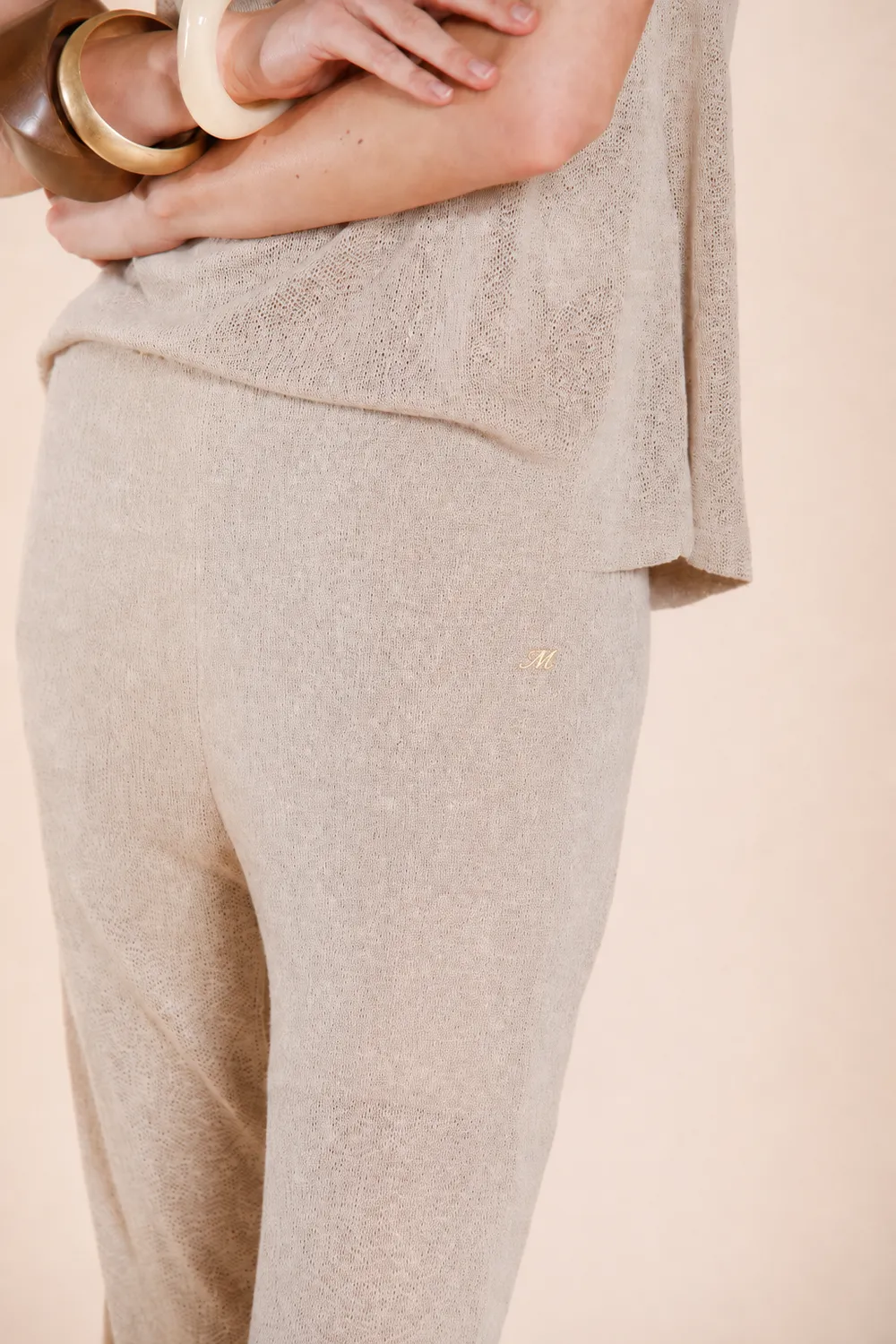 Mason's Easy Straight chino jogger donna beige straight
