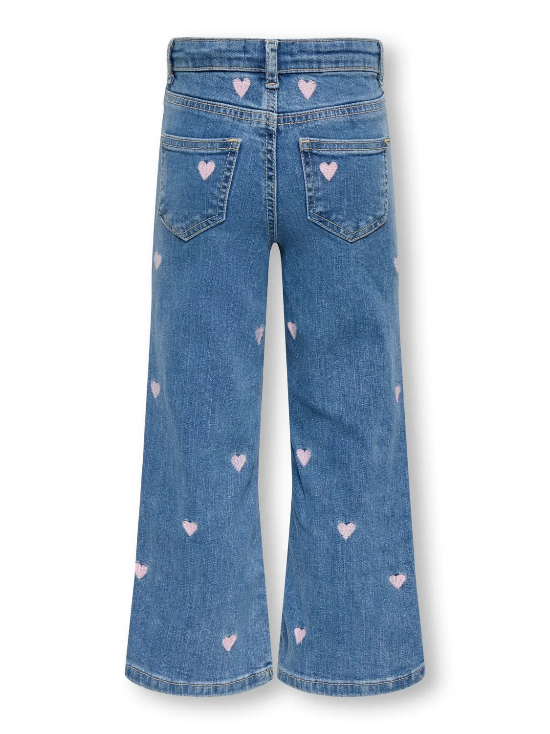 ONLY Kids Kmgjuicy jeans larghi bimba 92 ricamo cuore