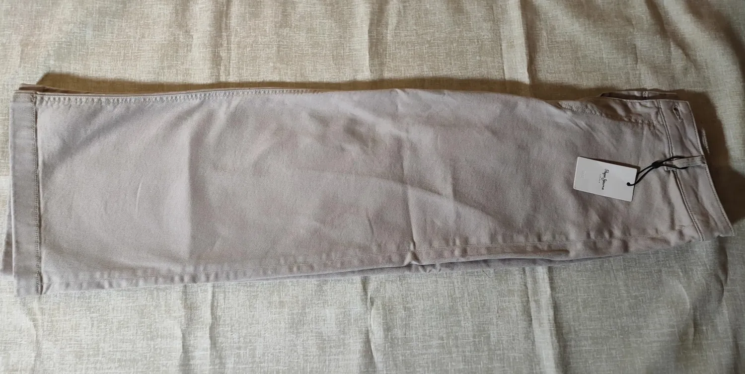 Pepe Jeans Tania pantaloni donna blu 30W gamba larga