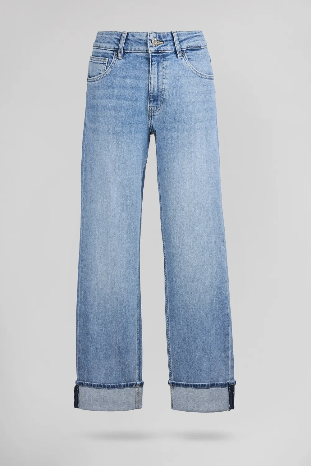 Teddy Smith Boyfriend jeans donna azzurro boyfriend