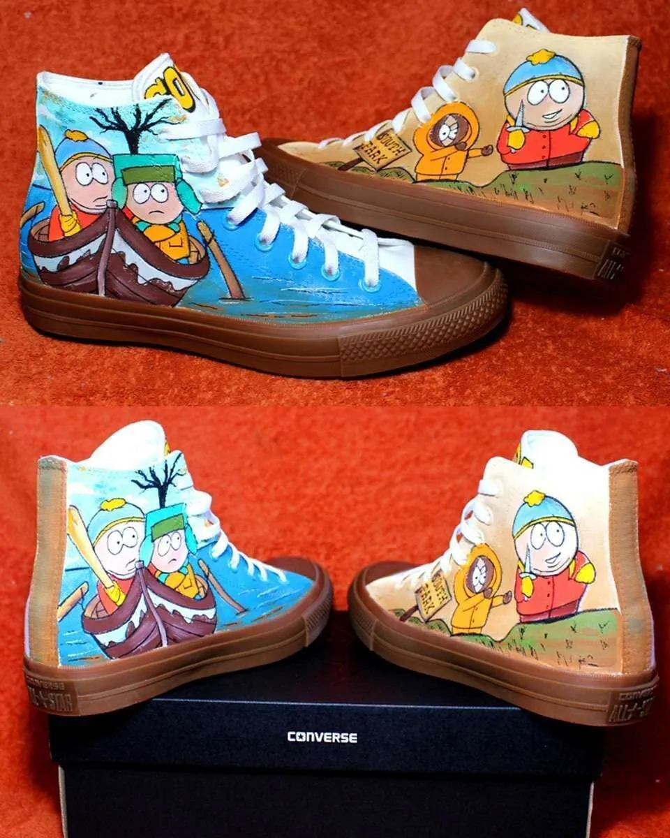 Never Say Never South Park Converse All Star Dipinte South Park