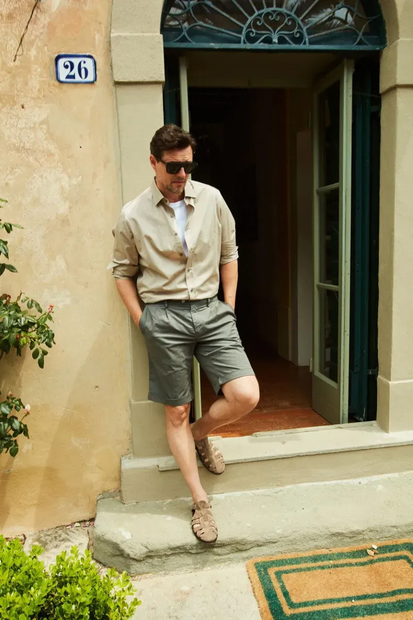 Mason's New York 2 Pinces bermuda uomo grigio scuro