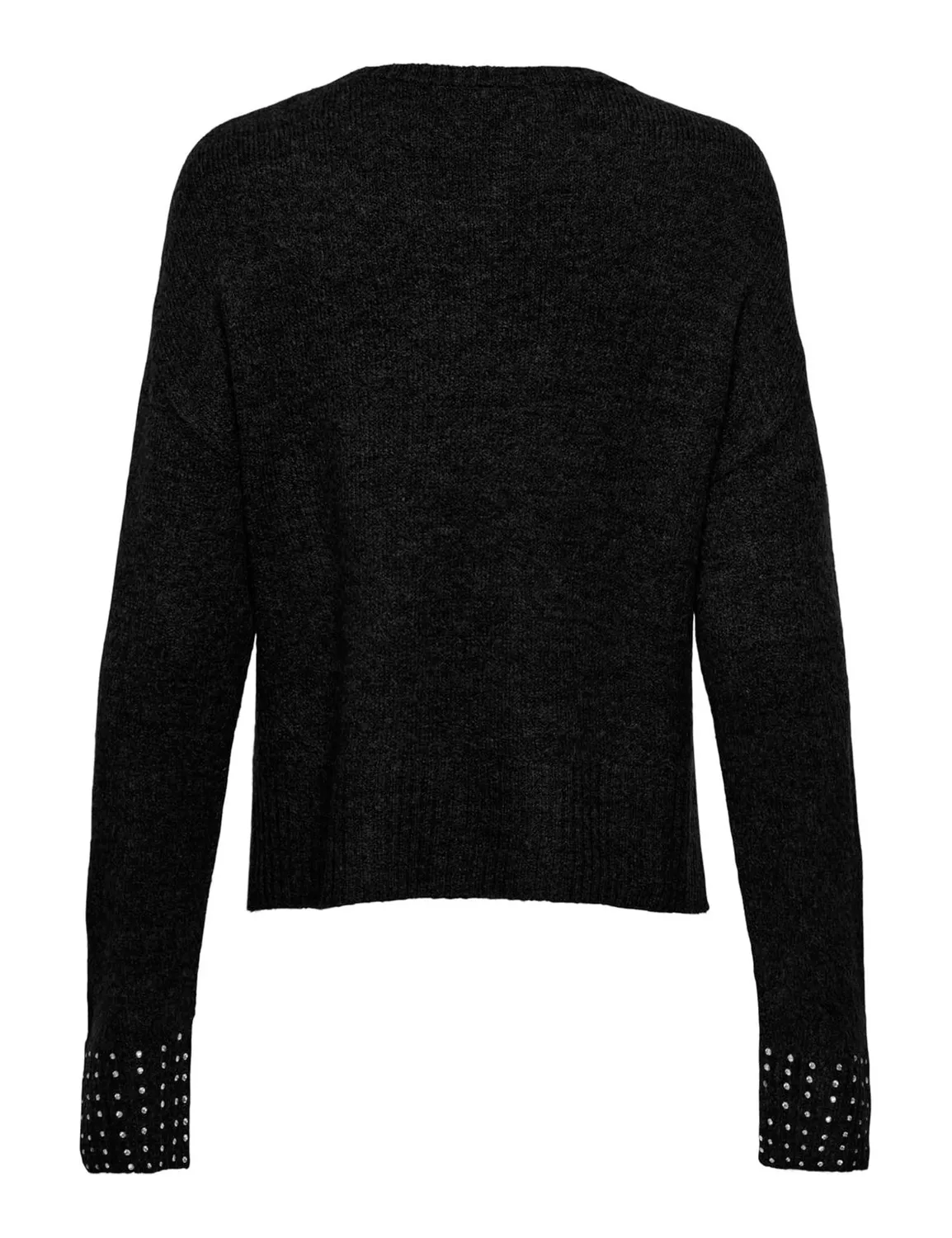 ONLY Onlohio Pullover Scollo Rotondo Nero