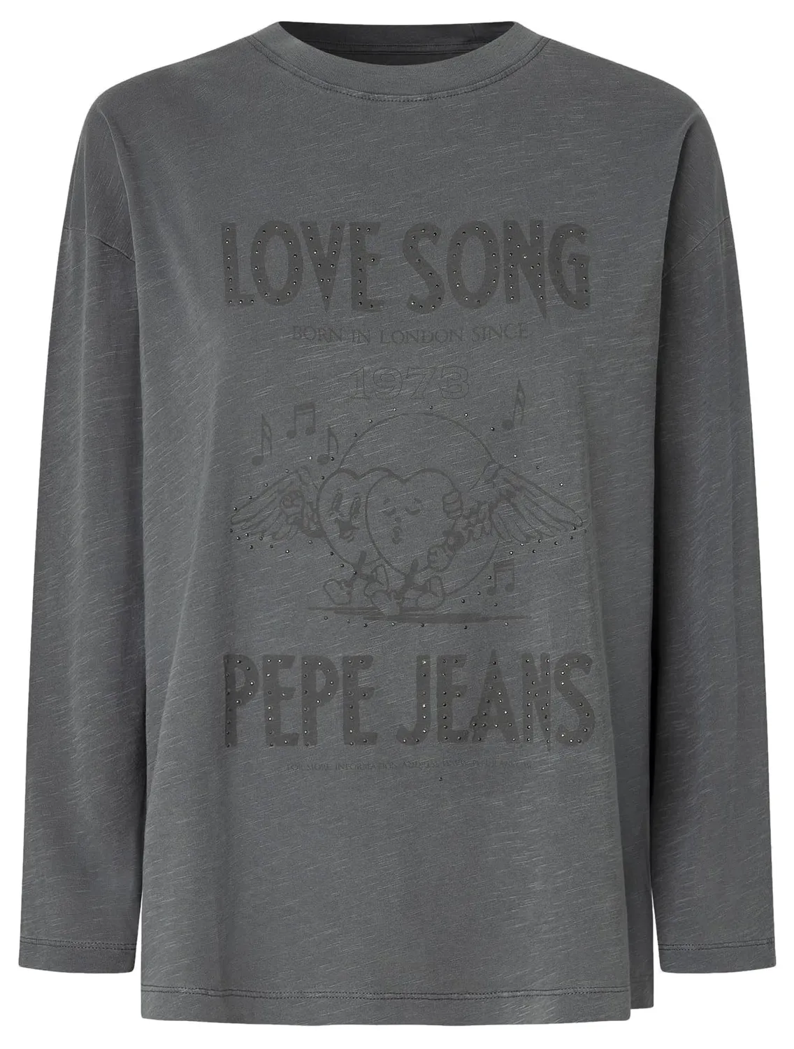 Pepe Jeans Bee maglia donna maniche lunghe con borchie