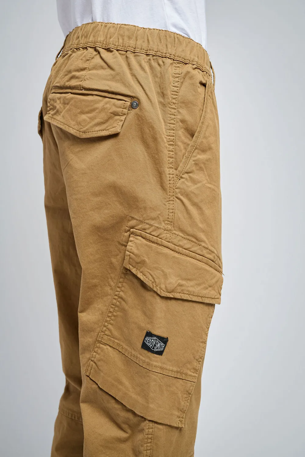 Teddy Smith P-Murray Cargo Pantalone uomo tabacco cotone