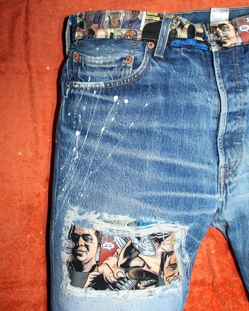 Levi's Vintage Breaking Bad jeans con tessuto serie tv inserto