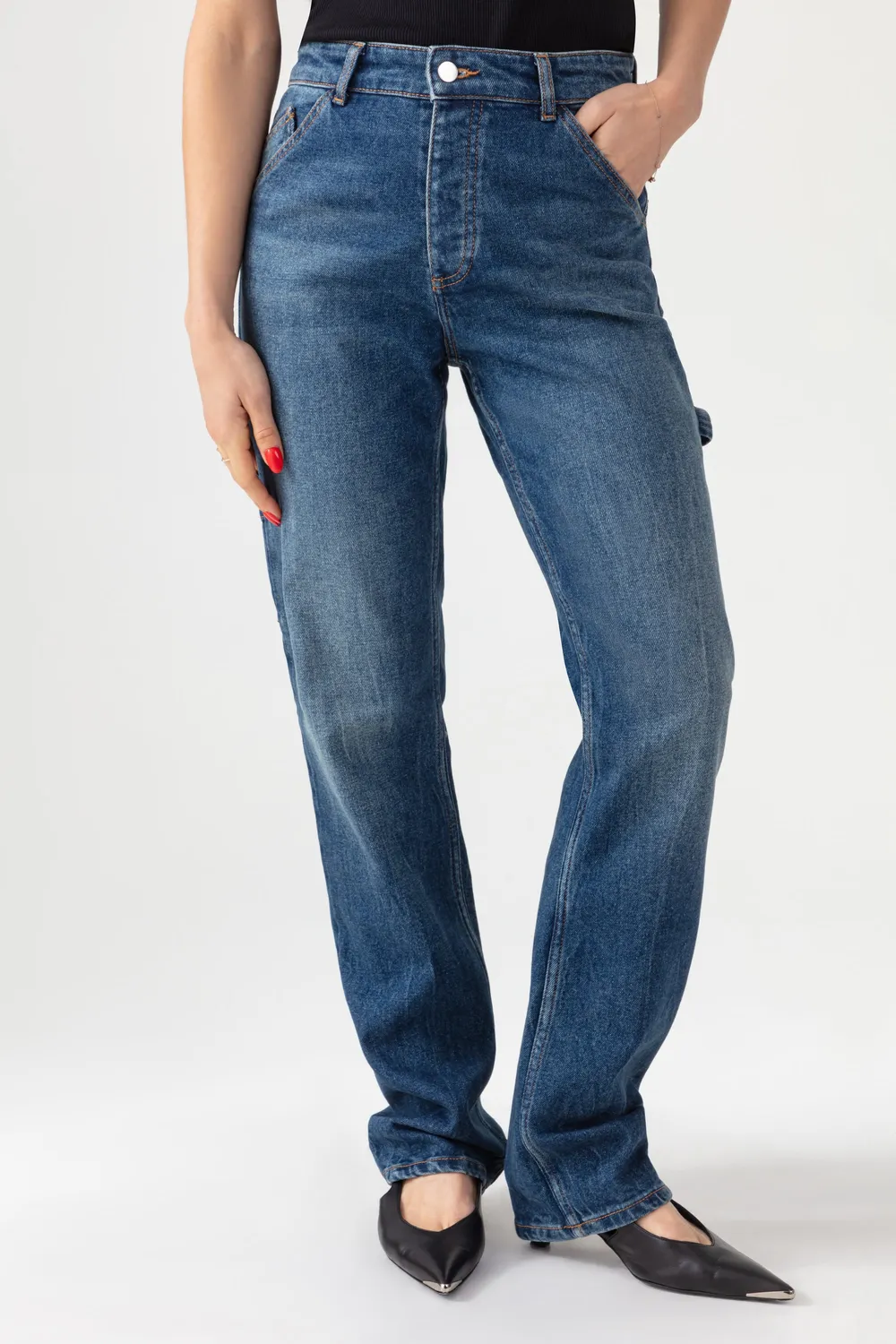 Acquaverde Amtrack jeans Light Aged carpenter