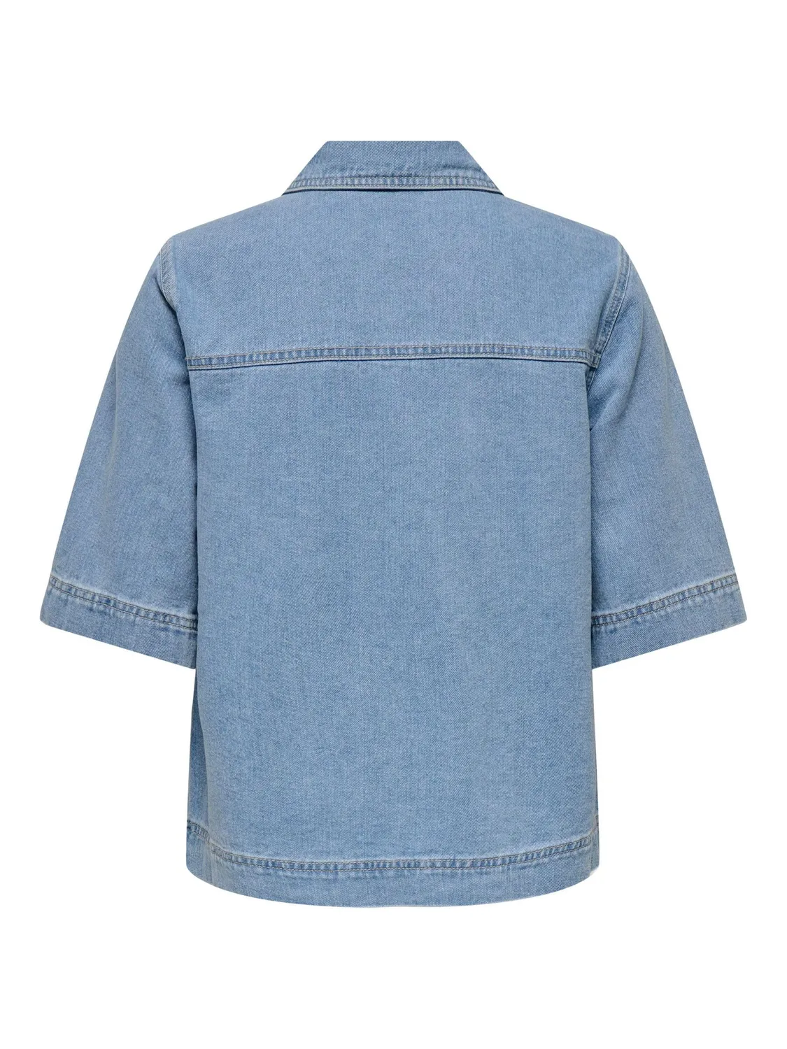 Only Onlbelle camicia denim donna blu denim scuro