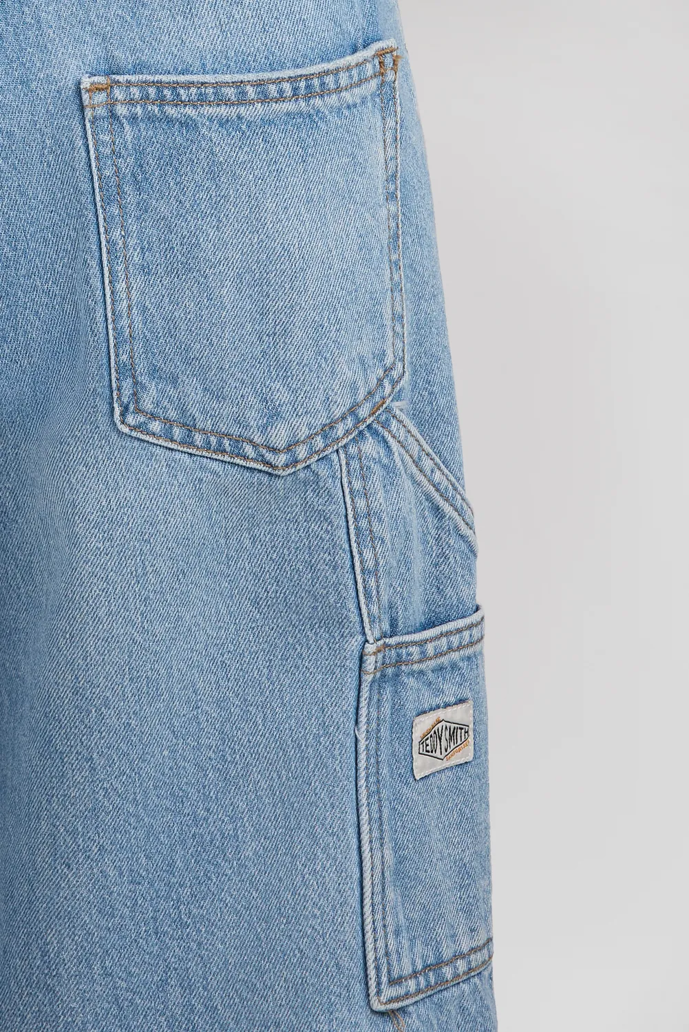 Teddy Smith S-Carpenter SH shorts denim bimbo indigo chiaro