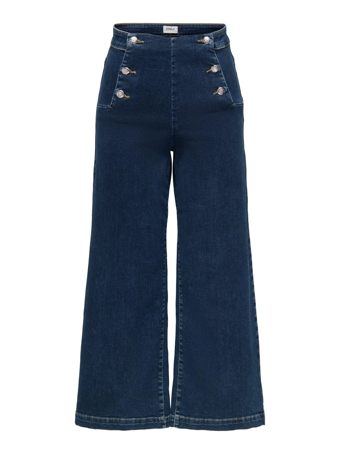 ONLY Onlnew Madison Wide Crop Jeans Donna M blu
