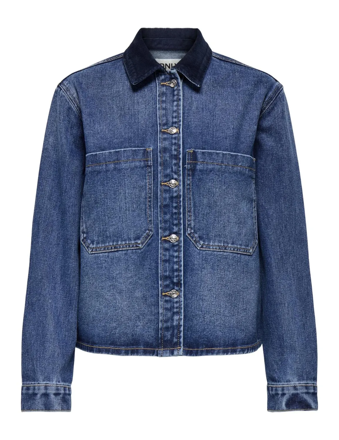 ONLY Onlcassie camicia jeans donna taglia L denim