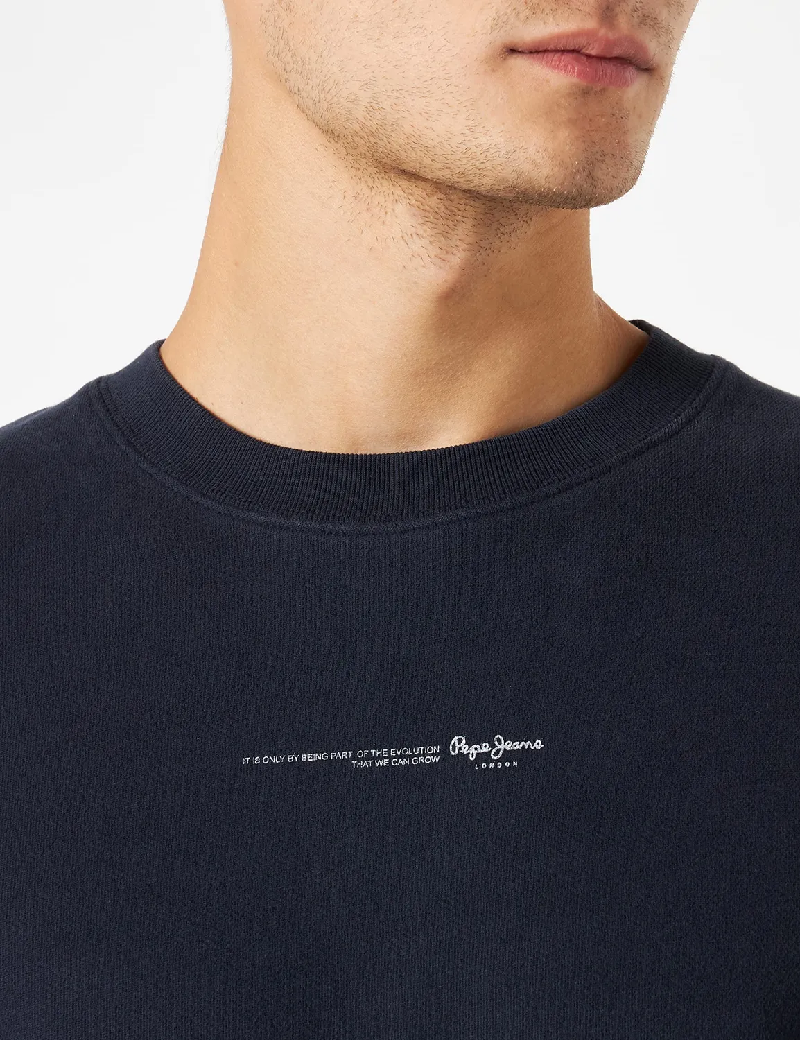 Pepe Jeans David Crew Maglione Uomo M blu cotone