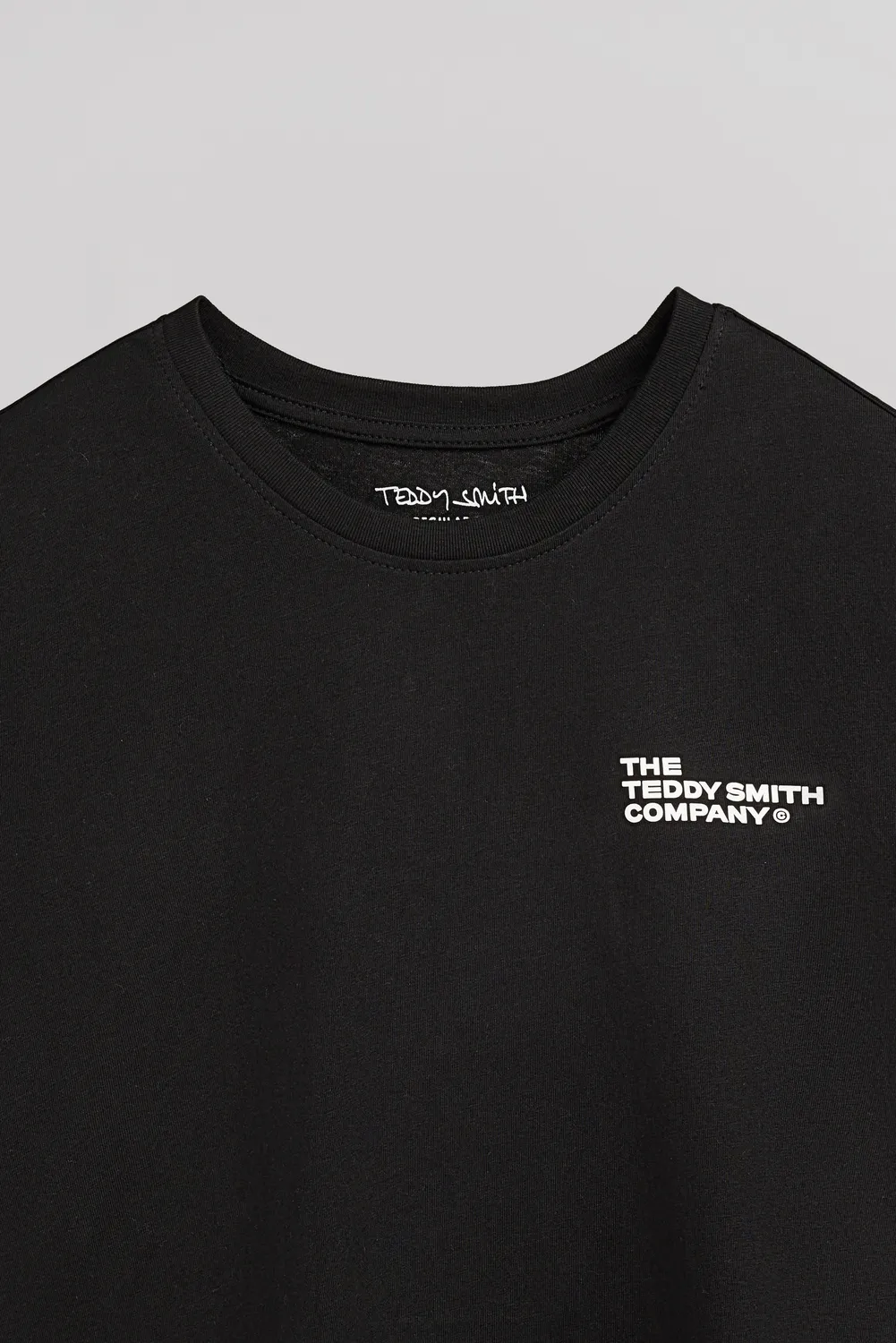 Teddy Smith T-Pany MC t-shirt uomo nero cotone
