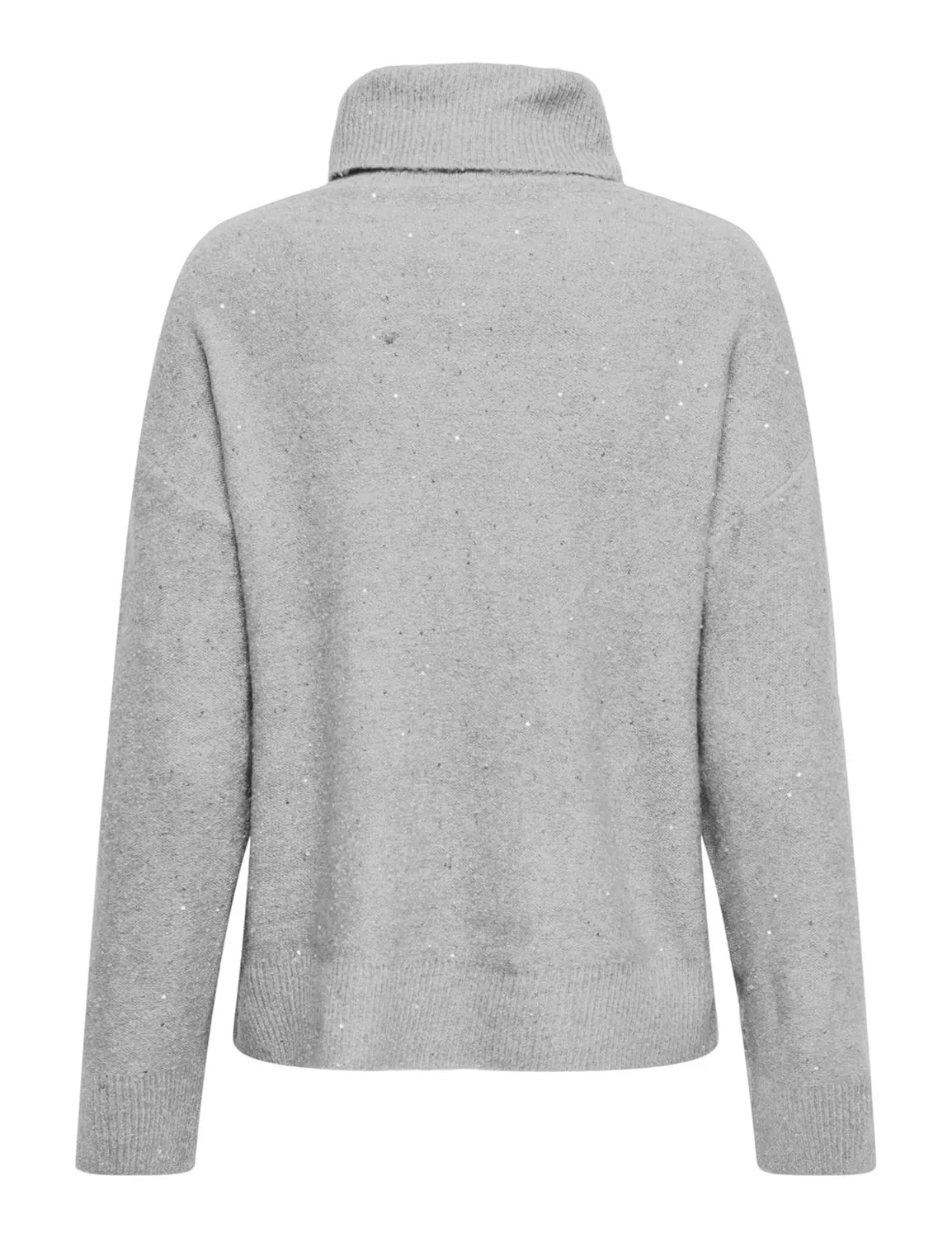 ONLY Onlarizona LS Sequins Rollneck Maglione Dolcevita L paillettes