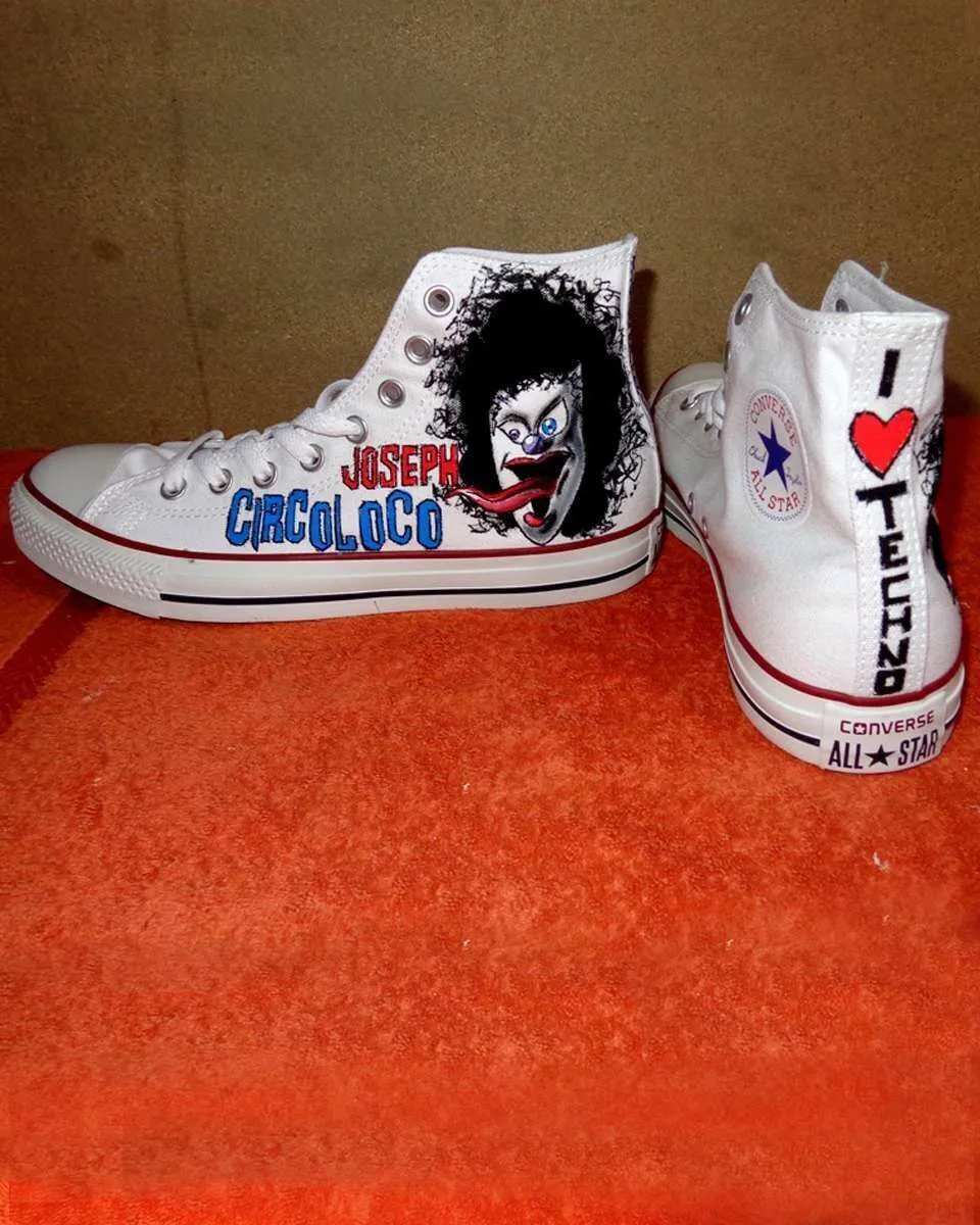 Converse All Star Ibiza sneakers dipinte a mano