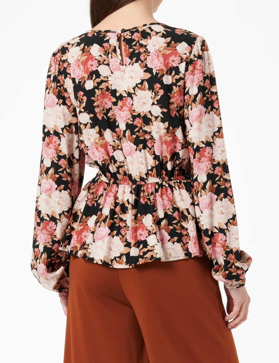 Only Onlnova Life blusa donna peplum fantasia