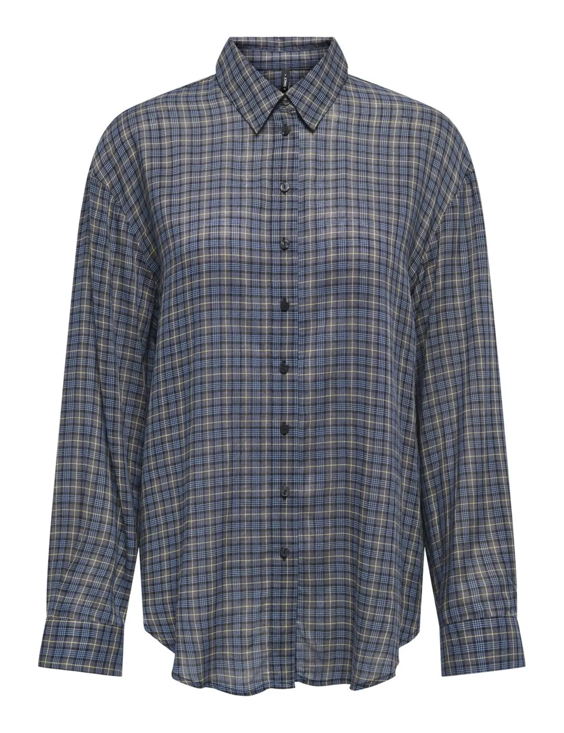 ONLY Onlevia Check camicia donna manica lunga morbida