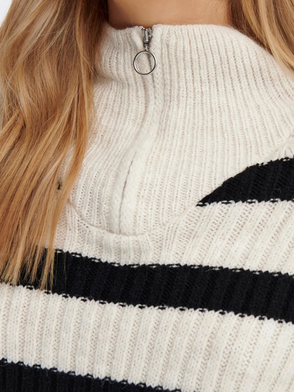 ONLY Onlleise Pullover Donna XL Rigato Cotone