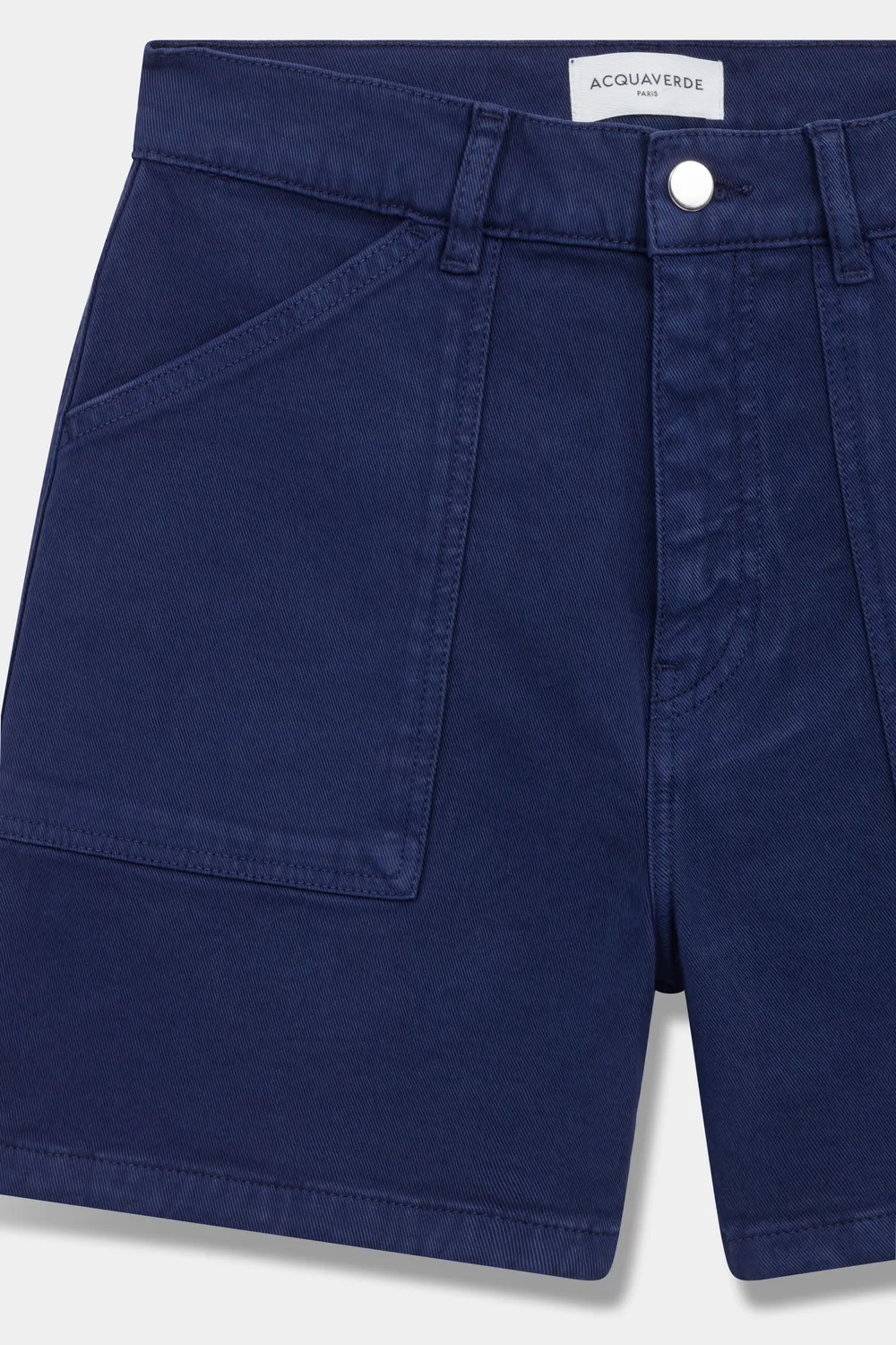 Acquaverde Mary Shorts Indigo Cargo Vita Alta