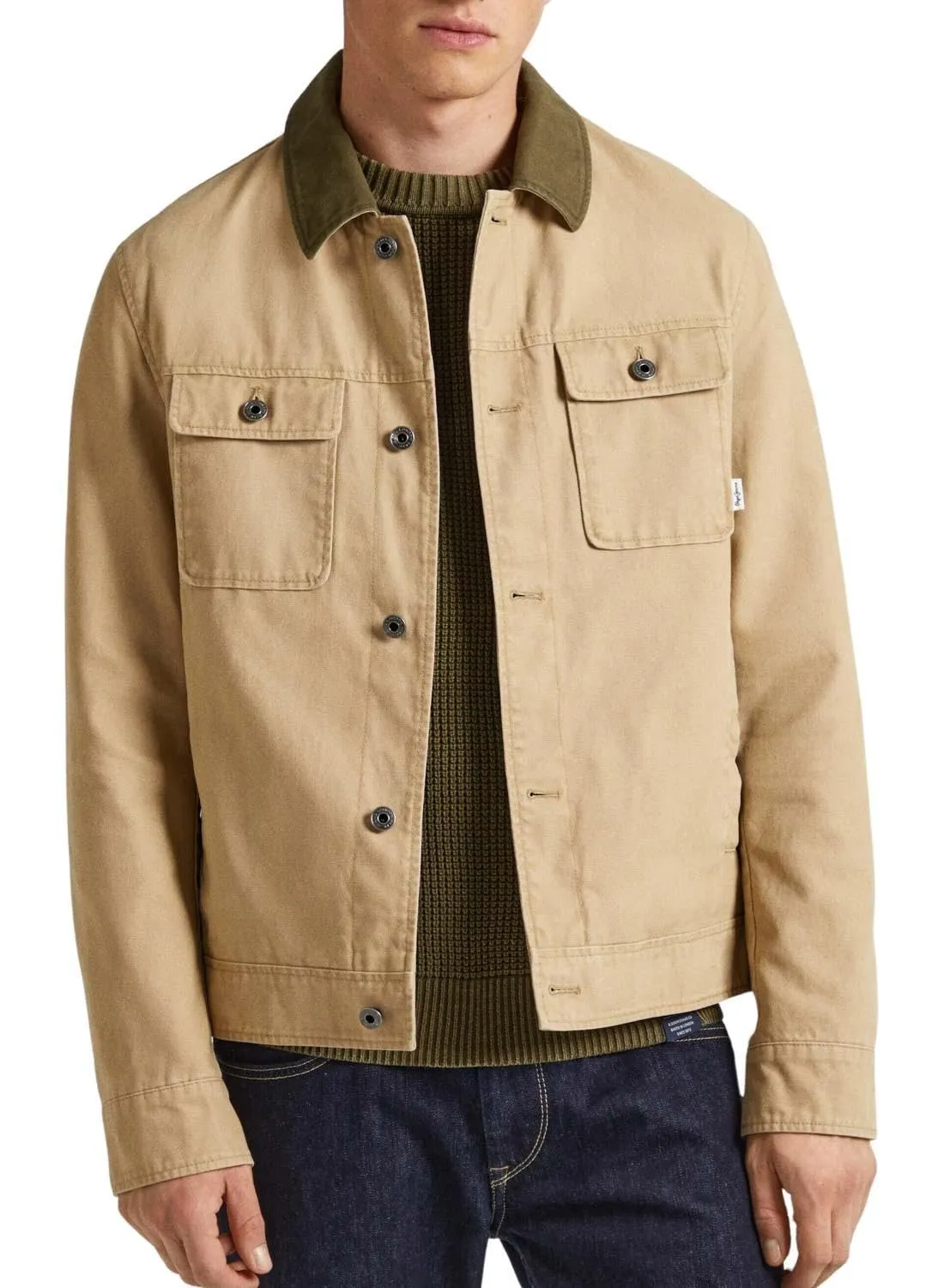 Pepe Jeans Valtari Giacca Uomo M Trucker Cotone