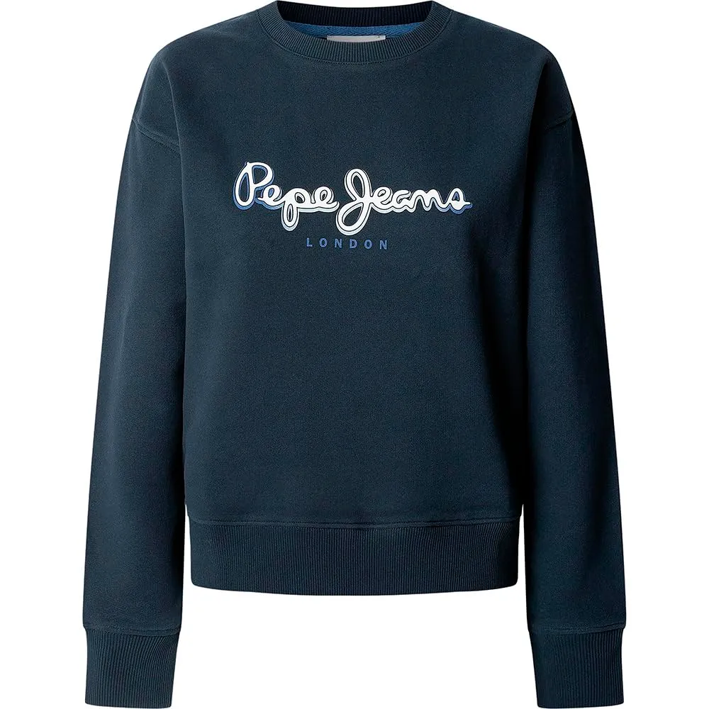 Pepe Jeans Maddy felpa donna M rosa girocollo