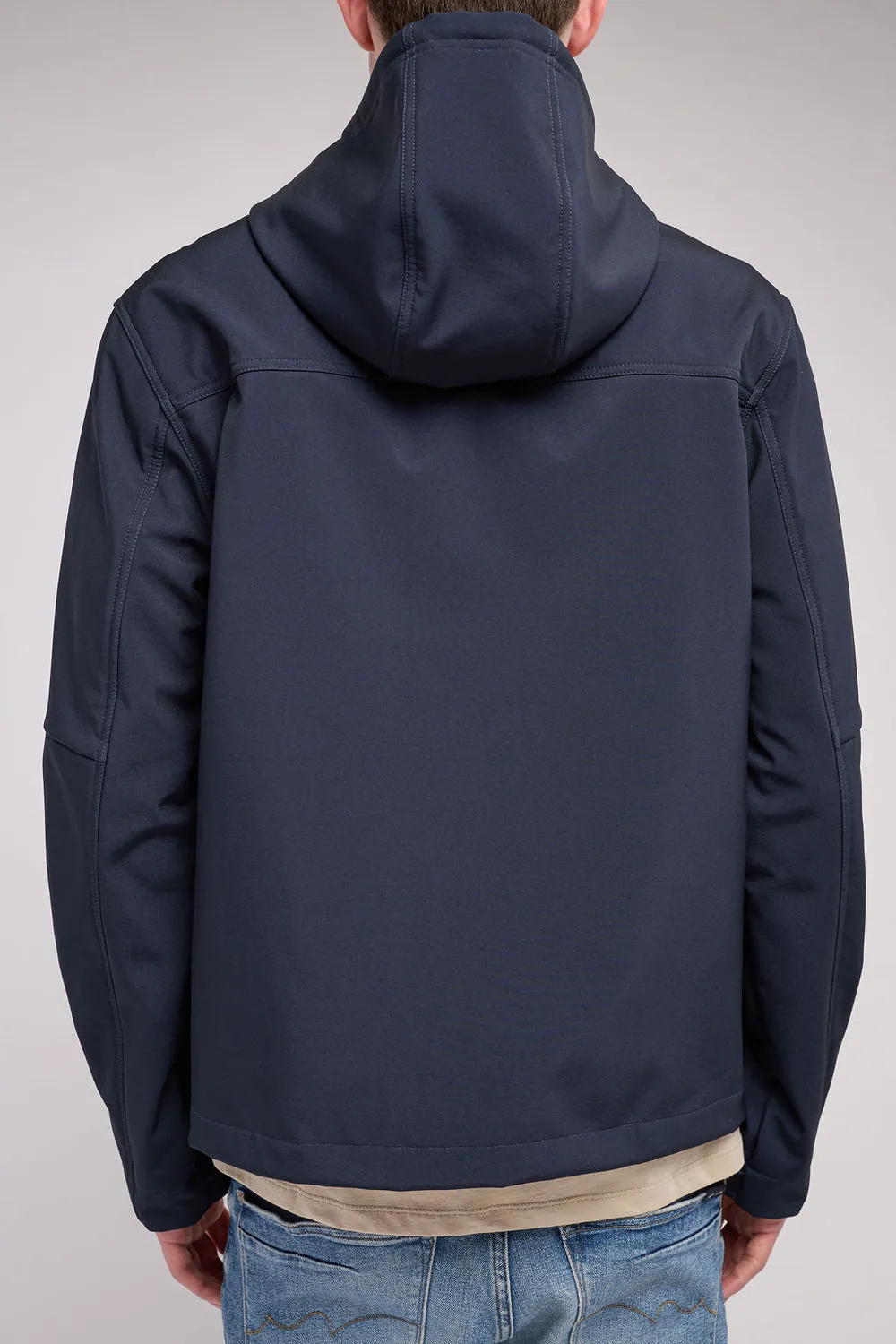 Teddy Smith B-Renzo Giubbotto Uomo Dark Navy Softshell