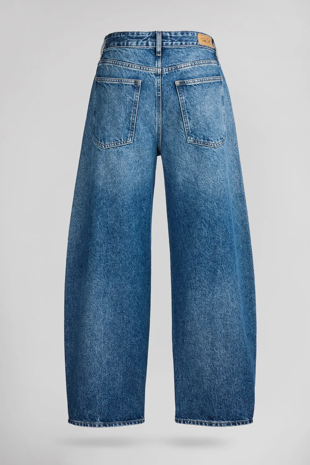 Teddy Smith Bea jeans barrel indigo donna