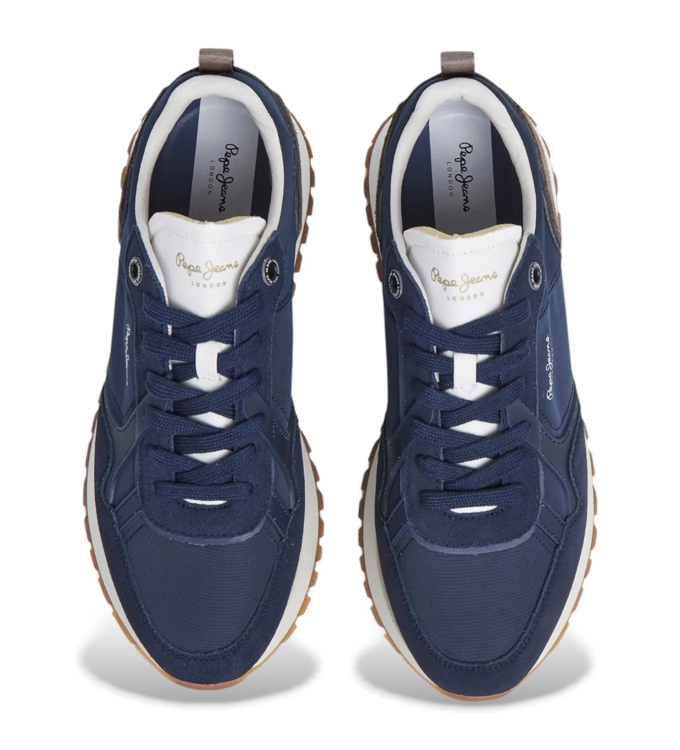 Pepe Jeans Ari Club M sneakers uomo 46 EU pelle navy