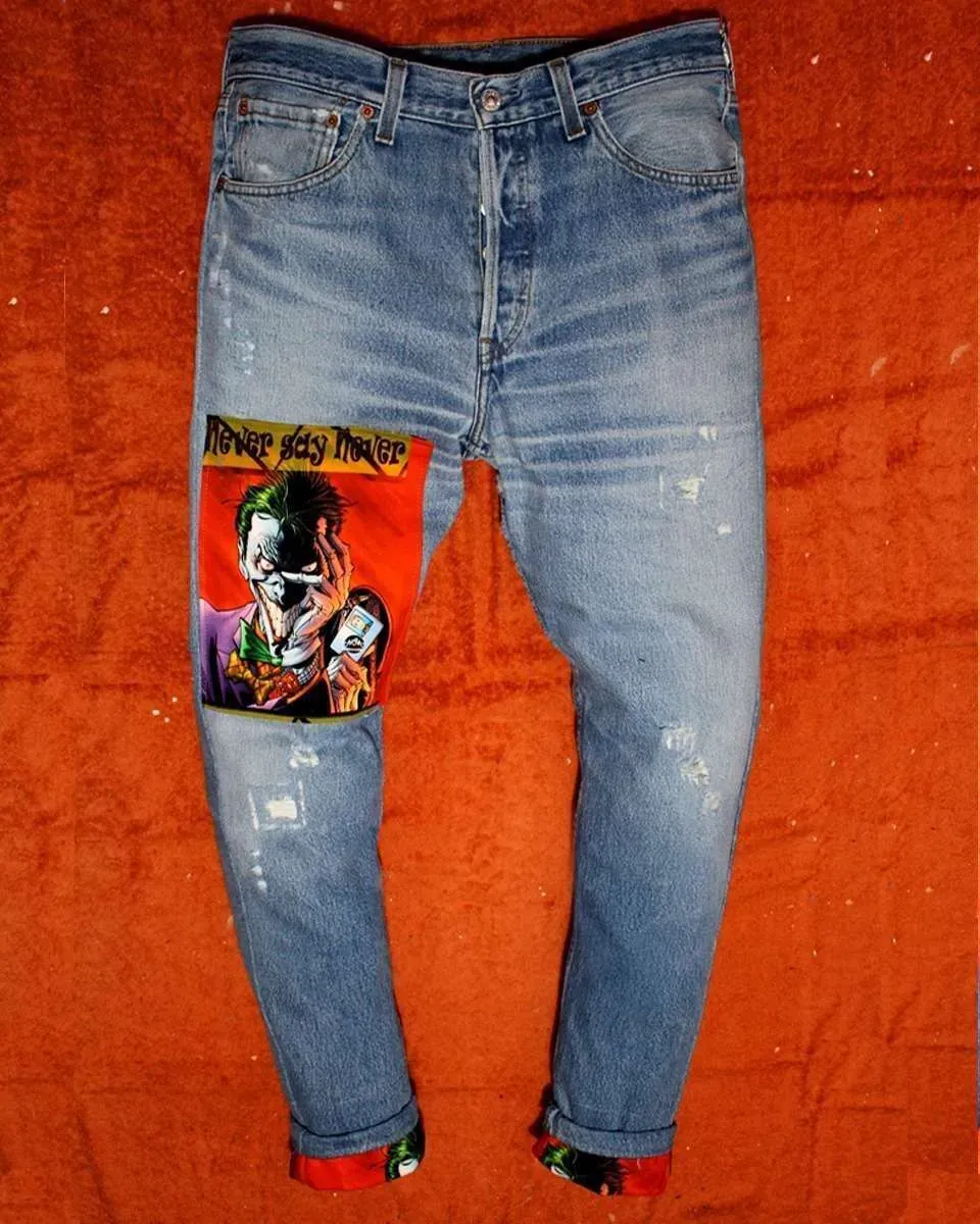 Never Say Never Levi's Joker jeans vintage tessuto