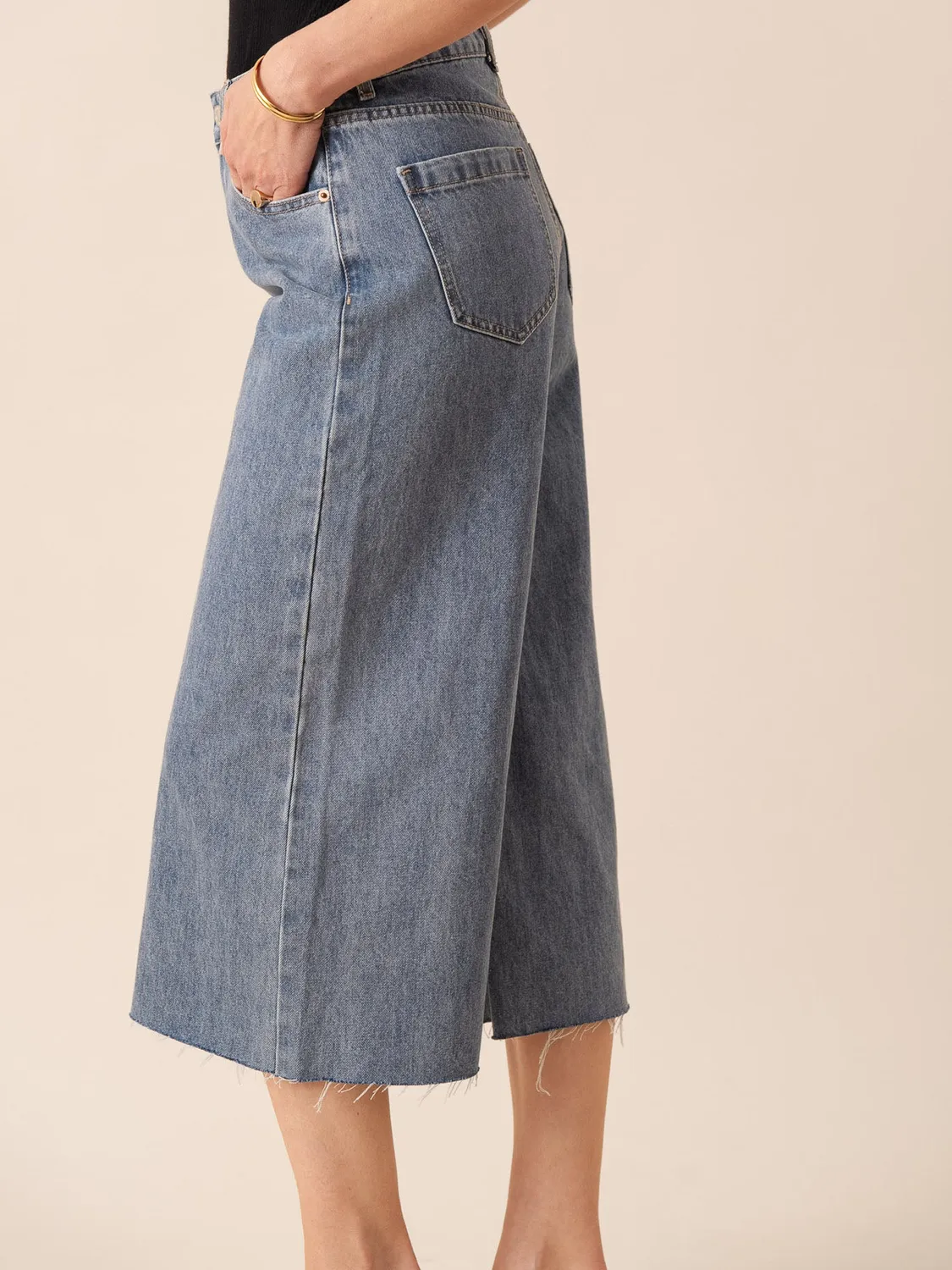 Oraije Giovani bermuda jeans blu vintage