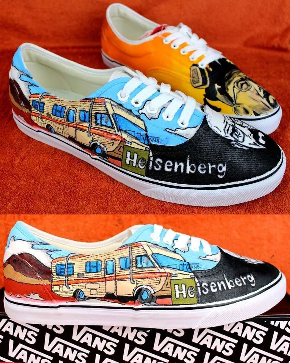 Never Say Never Vans Slip-On Scarpe Heisenberg Breaking Bad