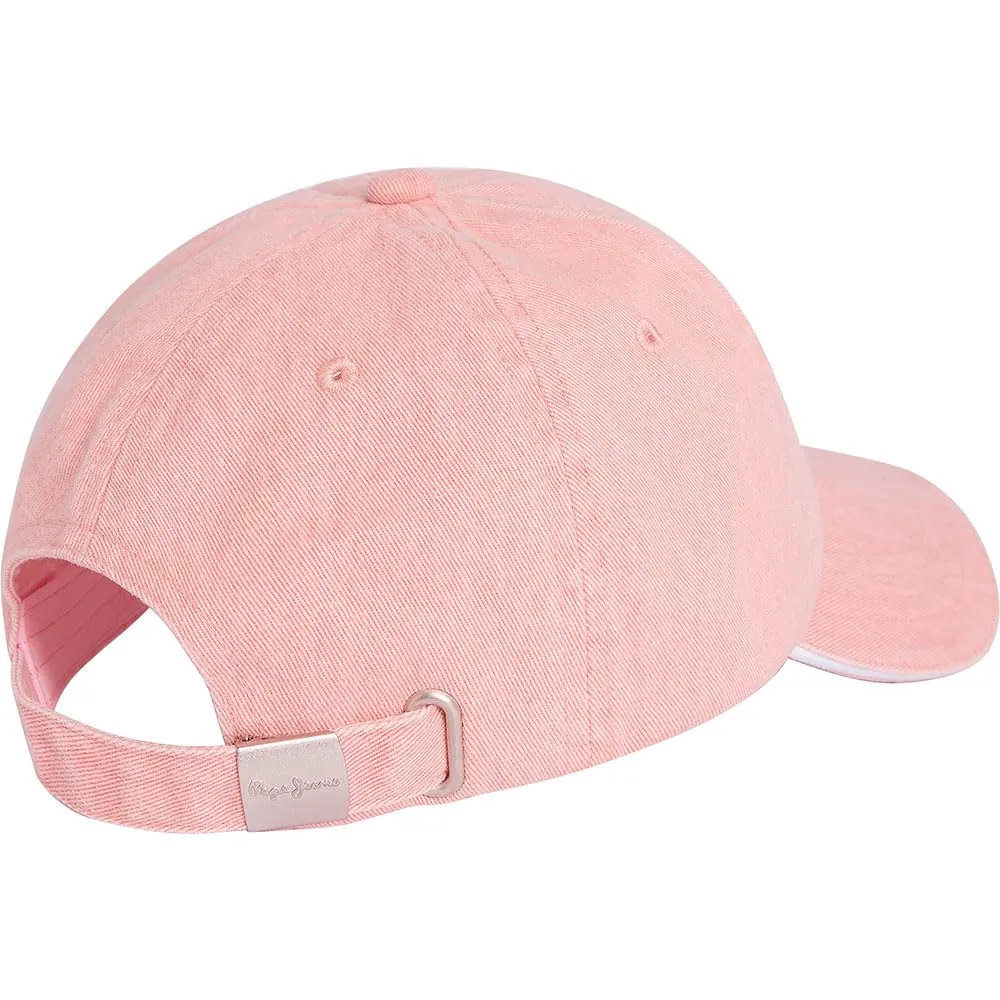 Pepe Jeans Wei Cappellino Donna Rosa Lavato Cotone