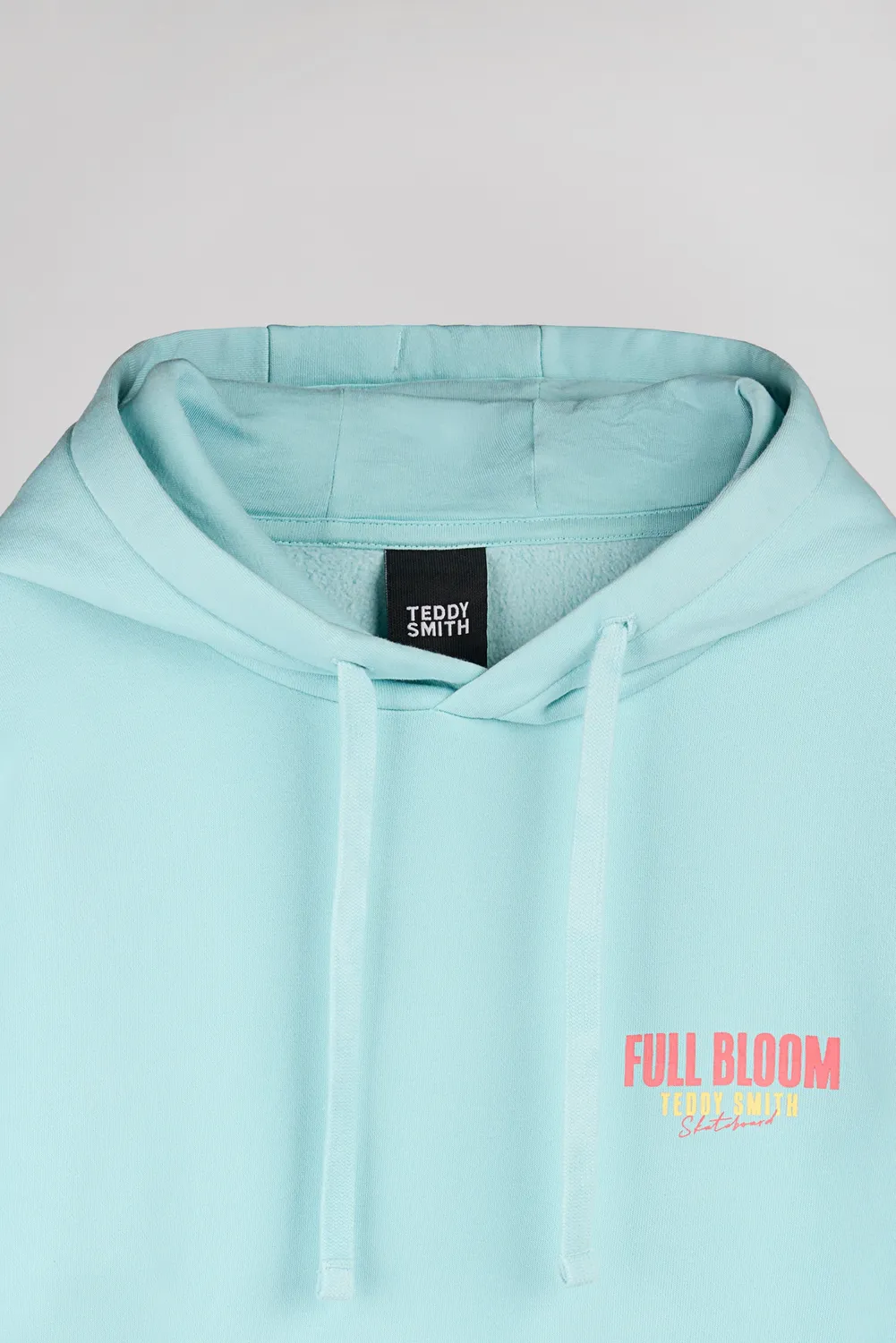 Teddy Smith S-Rima felpa cappuccio blu lagon skate