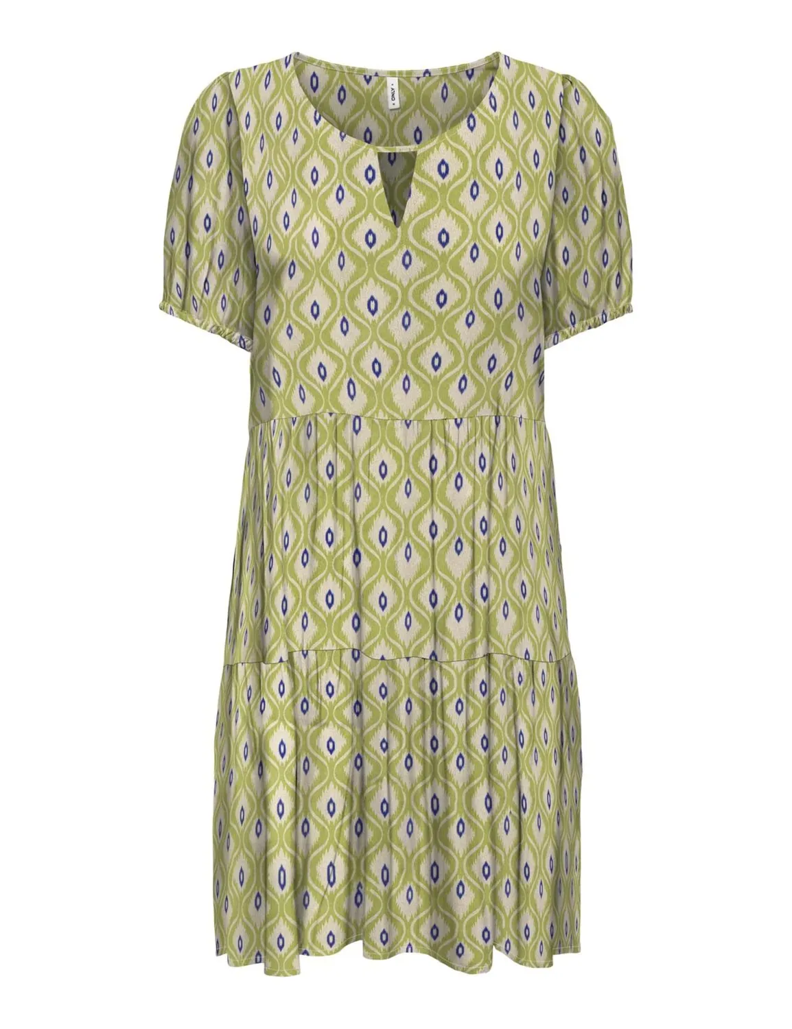 ONLY Onlnova Thea vestito donna fantasia manica corta