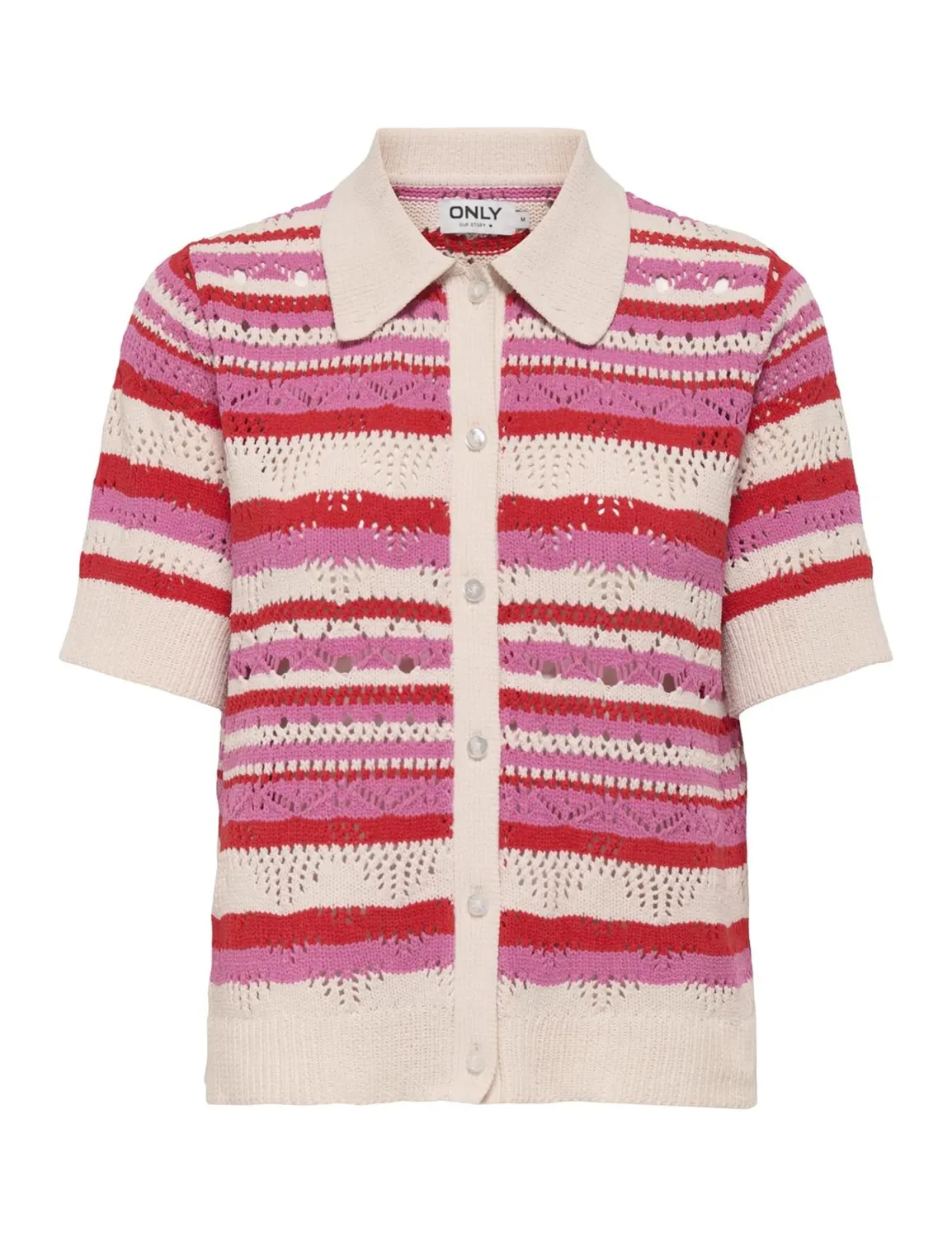 ONLY ONLLula polo in maglia taglia M rossa