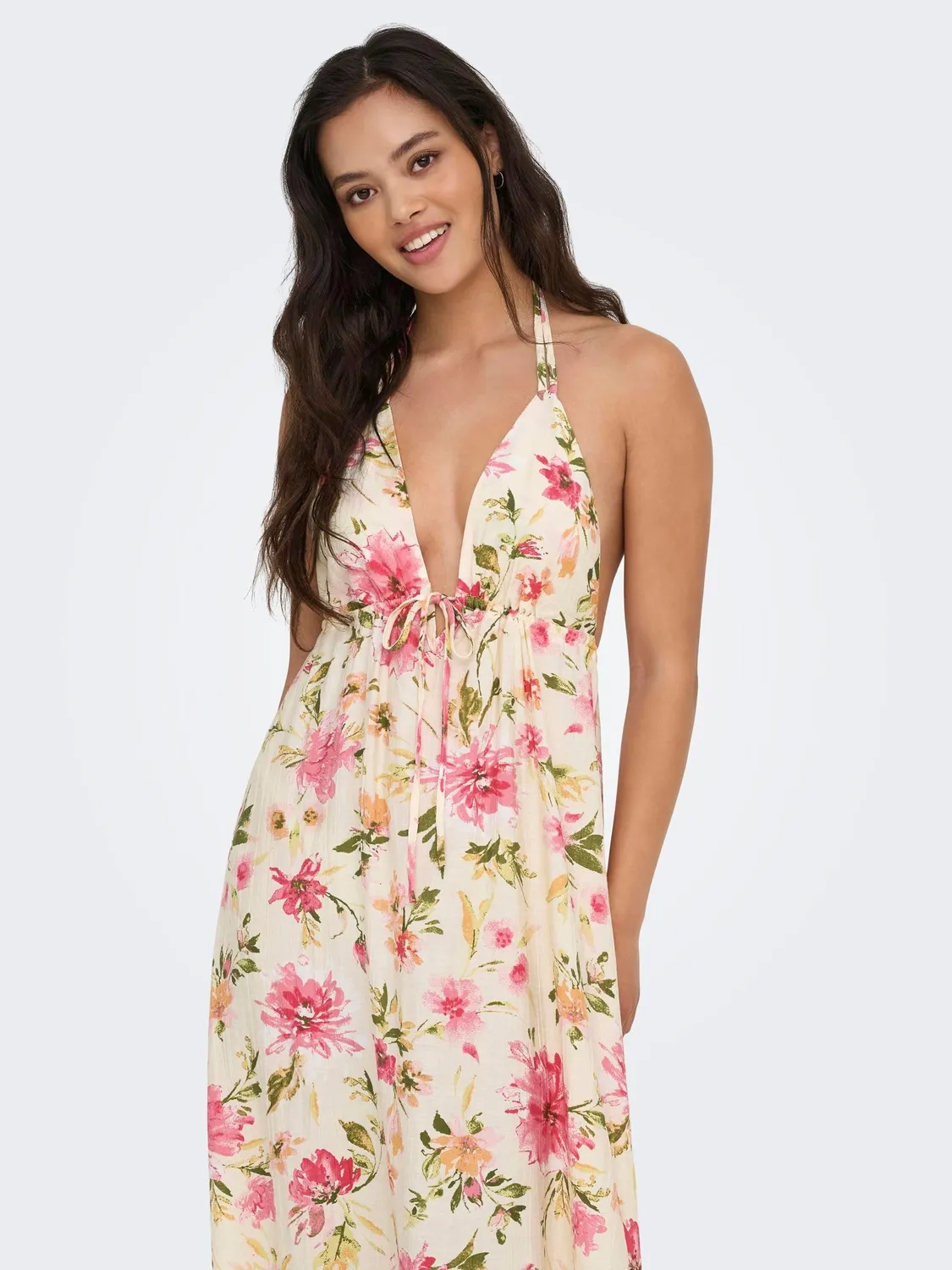 ONLY Onlflower Vestito Lungo S fluido