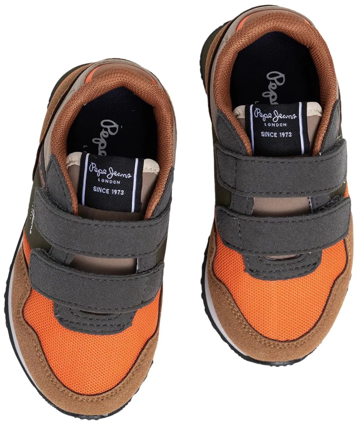 Pepe Jeans London Park BK sneakers bimbo 43 arancioni
