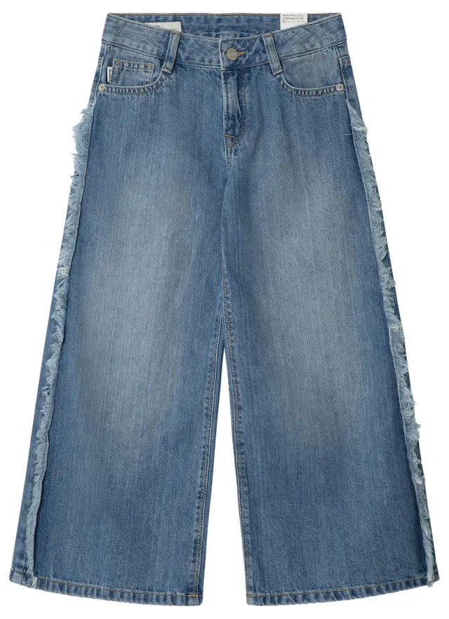 Pepe Jeans Lexy Frayed jeans 10 anni gamba larga sfilacciati