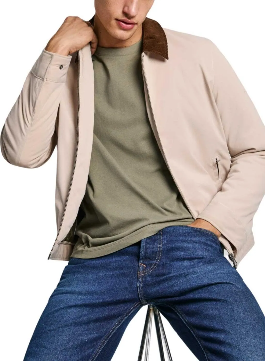 Pepe Jeans Tarrington giacca uomo M marrone imbottita