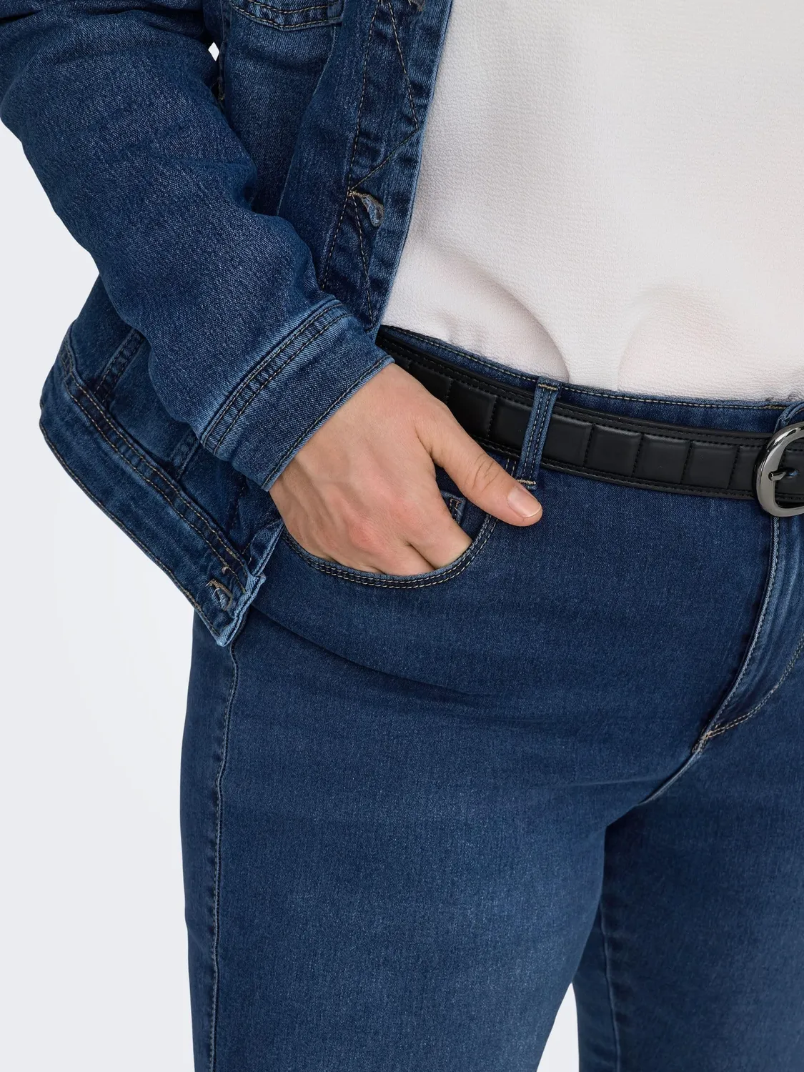 ONLY Caraugusta Jeans Skinny Donna Vita Alta 48W/34L